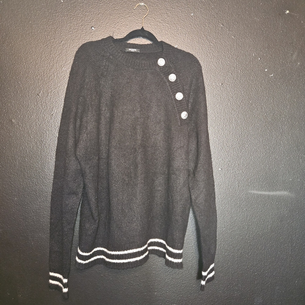 Balmain Button Embellished Sweater - Picture 2 of 6